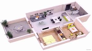Maybe you would like to learn more about one of these? Modern 3 Bedroom Floor Plan Bungalow 3d Novocom Top