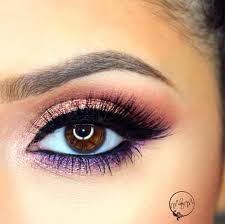 Wedding Day Makeup Eyelashes Eyeshadow Lipstick Gloss Makeup Eyelashes Purple Eye Makeup Smokey Eye Makeup