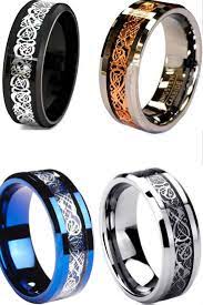 Mens Tungsten Carbide Celtic Rings These Are Such Beautiful Celtic Rings They Make Great Wedding Bands O Rings For Men Mens Celtic Wedding Bands Celtic Rings