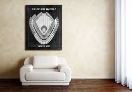 Vintage Print Of U S Cellular Field Seating Chart Chicago