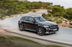 2017 Mercedes Amg Glc43 Packs 362 Twin Turbocharged Horsepower Automobile Mercedes Benz Glc Mercedes Suv Mercedes Amg