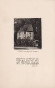 Sie möchten ein gartenhaus aufbauen? Postkarte Weimar Goethes Gartenhaus Mit Gedicht Von Goethe Ebay