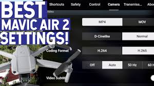 I tested the drone with an iphone 8 plus running dji fly. Best Dji Mavic Air 2 Filming Settings Better Footage Youtube