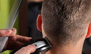 Pick up a guide piece, elevate the hair at 90 degrees to the head shape, and point cut the center section to the length of the guide. How To Cut Men S Hair At Home Expert Hairdresser Tips For Beginners Hello