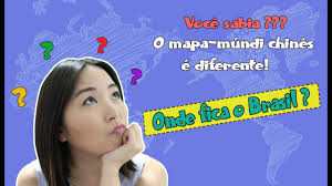 Mapa do brasil de raspar 100x66cm com moldura + vidro ar. Voce Sabia Que O Mapa Mundi Chines E Diferente Youtube