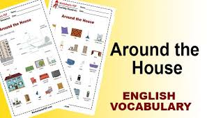 around the house english vocabulary worksheets pdf