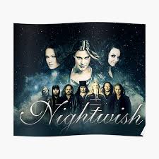 Nightwish logo image in png format. Nightwish Posters Redbubble