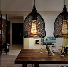 Edison Loft Style Wire Mesh Droplight Vintage Pendant Lights Fixtures For Bar Dining Room Hanging Lamp Home Lighting Light Shoot Light Fixture Diffuserslight Fixtur Aliexpress