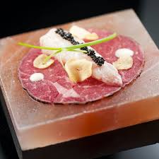 Surf And Turf Smoked Wagyu Carpaccio Crayfish And Caviar Michelin Star Food Carpaccio Surf And Turf