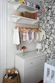 Tiny Brooklyn Nook Turned Nursery Project Nursery Baby Girl Nursery Room Baby Room Organization Small Baby Room