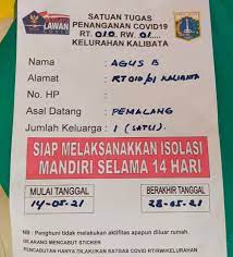 .rw, banyak menggunakan stiker untuk berpromosi, sosialisasi calon, kampanye atau apapun stiker yang dipesanpun beragam, mulai dari stiker yang untuk ditempel di rumah, gedung, hingga. Rumah Pemudik Di Jaksel Ditempelkan Stiker Isolasi Mandiri