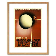 Tennis heroes grace roland garros clay courts roland garros was the first grand slam tournament to join the open era in 1968, and since then many tennis greats have graced in 2020, nadal became the first player in tennis history to win 13 titles at the same grand slam championship. Vintage 2010 Roland Garros French Open Tennis Poster A3 Print Antiquitaten Kunst Scribeemr Kunst
