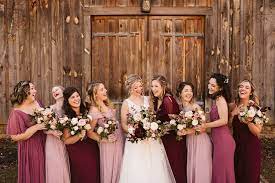 Fall Wedding At The Homestead At Cloudland Station Caitlin Joe Okcrowe Wedding Bridesmaid Dresses Bridesmaid Dress Colors Wedding Bridal Party