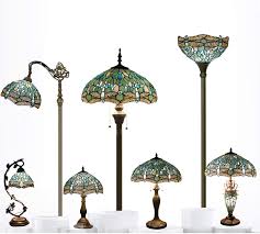 Sold and shipped by lamps plus. Buy Tiffany Lamp Shade Replacement W12h6 Inch Sea Blue Stained Glass Dragonfly Lampshade Only 1 5 8 Inch Fitter Opening For Floor Arch Lamp Torchiere Lamp Ceiling Fixture Pendant Light S147 Werfactory Online In Indonesia