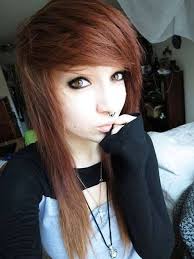Curls and curly hair emo haircut for girls is a softer variation on the traditional emo haircut. 29 Best Brown Scene Hair Girl Ideas Scene Hair Brown Scene Hair Emo Scene Hair