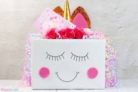Which is the best valentine's box of all time? Easy Diy Unicorn Valentine Card Box Free Template Mombrite