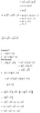 Karena yang dinyatakan dalam bentuk perkalian dua bilangan, dimana salah satunya merupakan bentuk kuadrat. Bilangan Berpangkat Dan Bentuk Akar Hubungan Ben Tuk Akar Dengan Pangkat Pecahan Pada Pembahasan