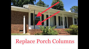 We've been spending a lot of $$ on. Replace Porch Columns Porch Posts Porch Columns Use Post Jack Diy How To Remove And Replace Youtube