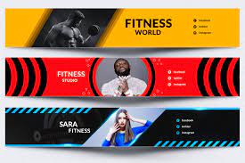 Thank you for 17 amazing years! Fitness Gym Youtube Banner Creative Photoshop Templates Creative Market