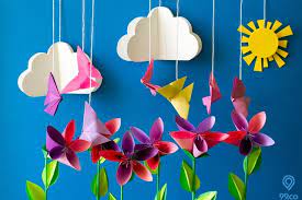 Bila sudah bisa diganti background sesuai keinginan. 7 Cara Membuat Hiasan Dinding Dari Kertas Origami Yang Indah