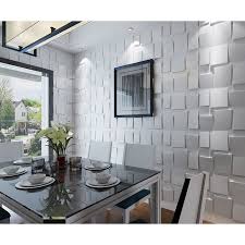 Vindas 19 7 X 19 7 Vinyl Wall Paneling In White 3d Wall Panels Vinyl Wall Panels Decorative Wall Panels