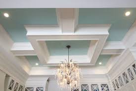 Be Colorful Coastal Coffered Ceiling Bedroom Master Bedroom Ceiling Ideas Coffered Ceiling Paint