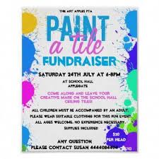 Paint A Tile Fundraiser Pta Pto Poster Zazzle Com Pta Fundraising School Fundraisers Fun Fundraisers
