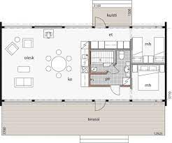 House plans with terraces, decks, verandas, or porches for outside living. Glass House 80 Log Cabin Kontio Small House Design Plans Tiny House Floor Plans Small House Plans