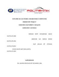 Berikut ini adalah template proposal proyek akhir bagi mahasiswa d4 teknologi rekayasa perangkat lunak yang akan melaksanakan proyek akhir. Contoh Proposal Projek Akhir Politeknik Kejuruteraan Mekanikal Contoh Report Fyp Politeknik This Video Is Showing A Diploma Student S Final Project In Politeknik Banting Selangor Session Dec 2015 Famz Kaa