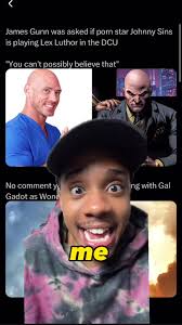Johnny Sins as Lex Luthor??? These rumors are getting outta hand! 🤣 #dcu  #supermanlegacy #marveltok #marvel #fyp #viral