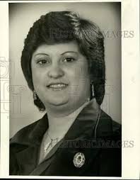 1979 Press Photo Mrs. James McLin, president of Edward J. Stoulig Sr.  Kaycee