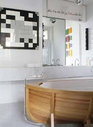 Luxurious double shower head black tiled bathtub and shower idea. 22 Wood Covering Ideas For Modern Bathroom Tubs Adding Natural Beauty To Bathroom Design