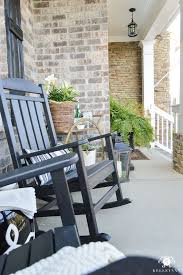 Spring In Full Swing A Southern Rocking Chair Front Porch Kelley Nan Rocking Chair Front Porch Porch Chairs Rocking Chair Porch