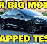 We swapped a BIGGER motor into a Tesla and what happened was pretty insane