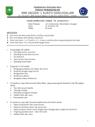 Soal essay tkj kelas xii beserta jawaban manglada tech. Soal Aij Kelas Xi Tkj