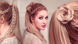 See more ideas about lilith moon hairstyles, long hair styles, hair styles. High Ponytail Hairstyles Tutorial For Long Hair Flower Braided Goddess Updo Tutorial
