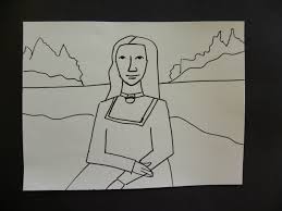 Kids Can Draw Easy Mona Lisa For Young Kids Easy Art For Kids Drawing For Kids Drawing Videos For Kids