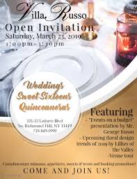 Letters of accepting invitation are written in reply to invitations either in formal or informal style. Join Us For An Open Invitation At Villa Russo On March 23rd 2019