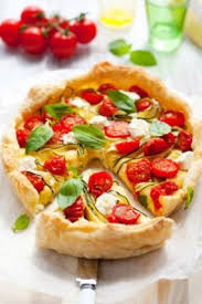 Tarte Au Chavroux Tomates Et Courgettes Recette Brunch Recette Tarte Tomate Et Recette Tarte