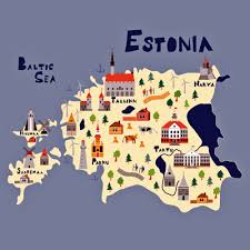 All regions, cities, roads, streets and buildings satellite view. Estonia Map Of Major Sights And Attractions Orangesmile Com