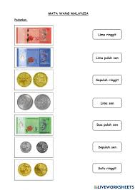 Download 1.latihan wang download document. Kenali Mata Wang Malaysia Tahun 1 Worksheet