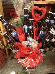 Bud Lite Broquet Valentines Beer Valentine Baskets Booze Bouquet