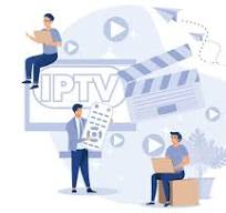 IPTV concept. Internet protocol television. Smart multimedia ...