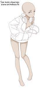 Anime base in hoodie Аниме манекен в толстовке | Anime poses reference,  Drawing base, Drawing anime bodies
