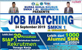 Check spelling or type a new query. Job Matching Smkn 1 Al Mubarkeya 20 Perusahaan Akan Terlibat Aceh Carong