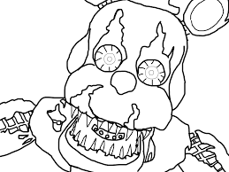 Freddy Krueger Coloring Pages Nightmare Freddy Coloring Pages Full Size Png Download Seekpng