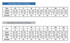 New Balance Shoe Chart