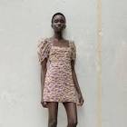 DRAPED PRINTED DRESS TRF Zara