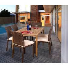 Bjs Teak Patio Dining Set Outdoor Furniture Sets Outdoor Dining Set