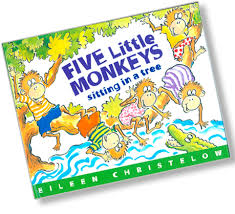 Crocodile, you can't catch me. along came mr. Five Little Monkeys Sitting In A Tree Eileen Christelow